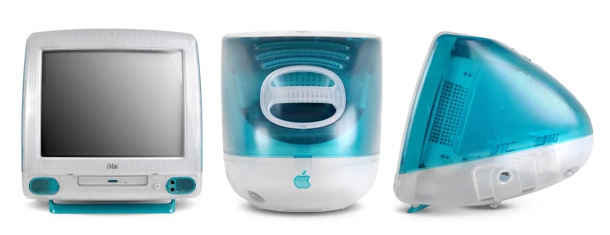 iMac G3 criado por Jony Ive em 1998