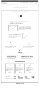 Wireframe página sobre a empresa