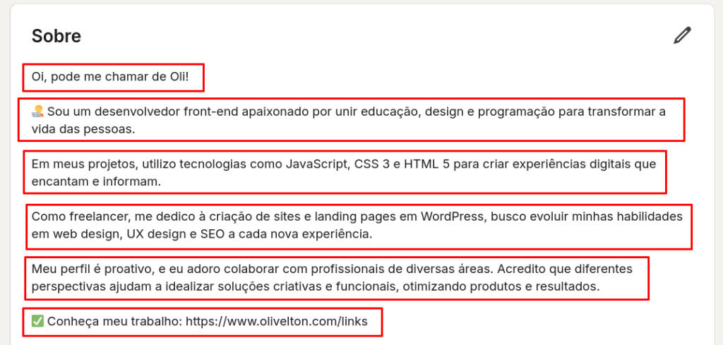 LinkedIn sobre